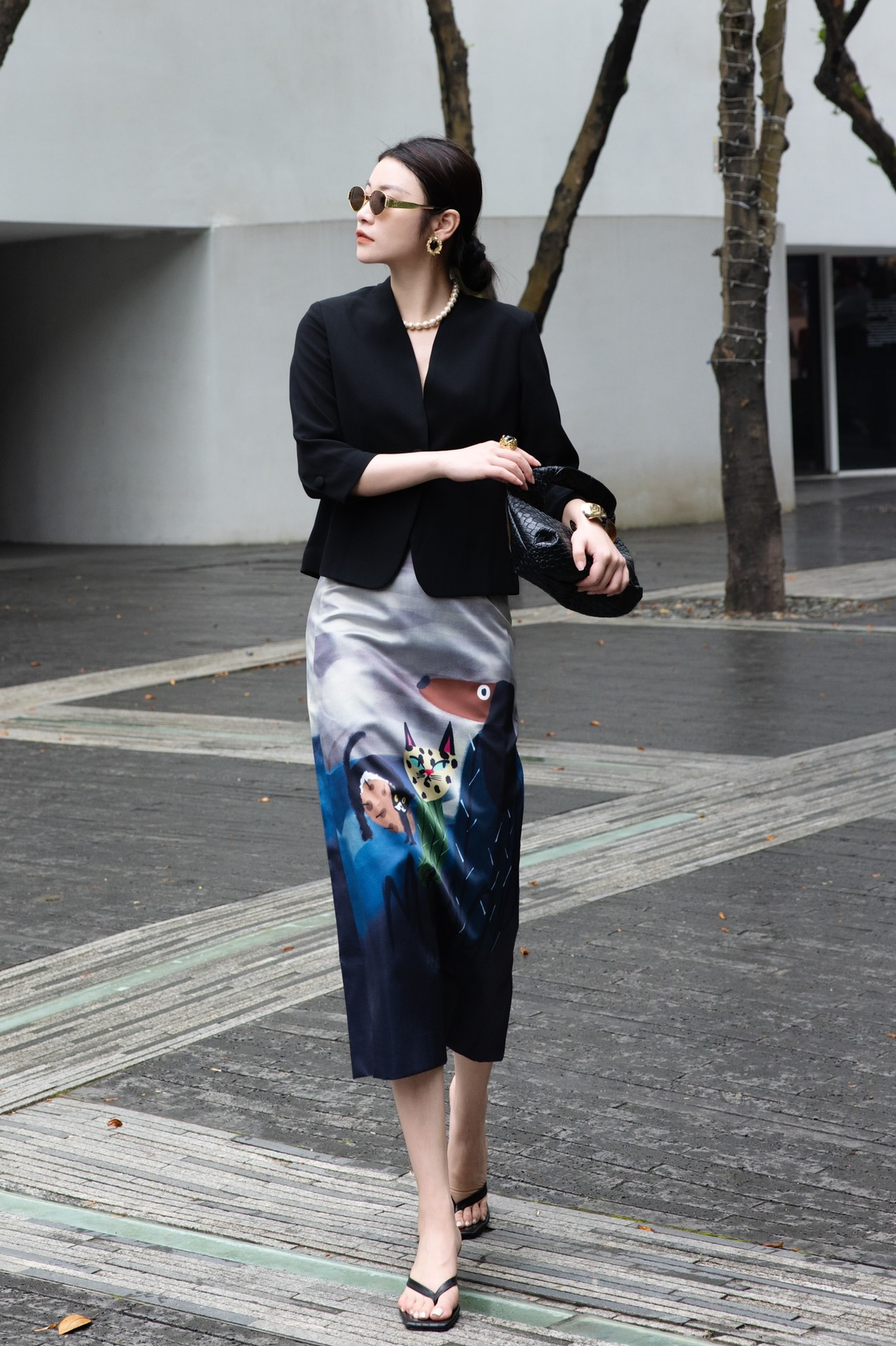“High-Quality Women’s Clothes: Dynamite Accelerants with Printed Half-Skirts and Fashion Trends” - 图片 6