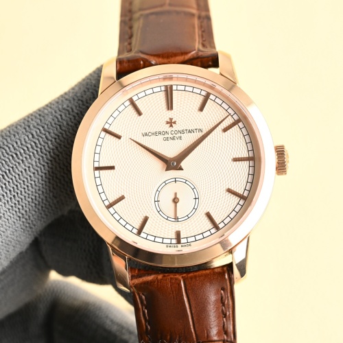 Vacheron Constantin Patrimony Style Men's Watch, Automatic Movement, Leather Band 1 Vacheron Constantin Patrimony Style Men's Watch, Automatic Movement, Leather Band