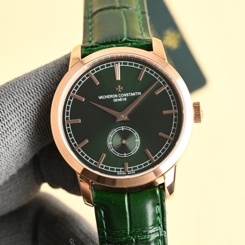 Vacheron Constantin Men's Watch, Automatic Movement, Sapphire Crystal, Green Leather 1 Vacheron Constantin Men's Watch, Automatic Movement, Sapphire Crystal, Green Leather