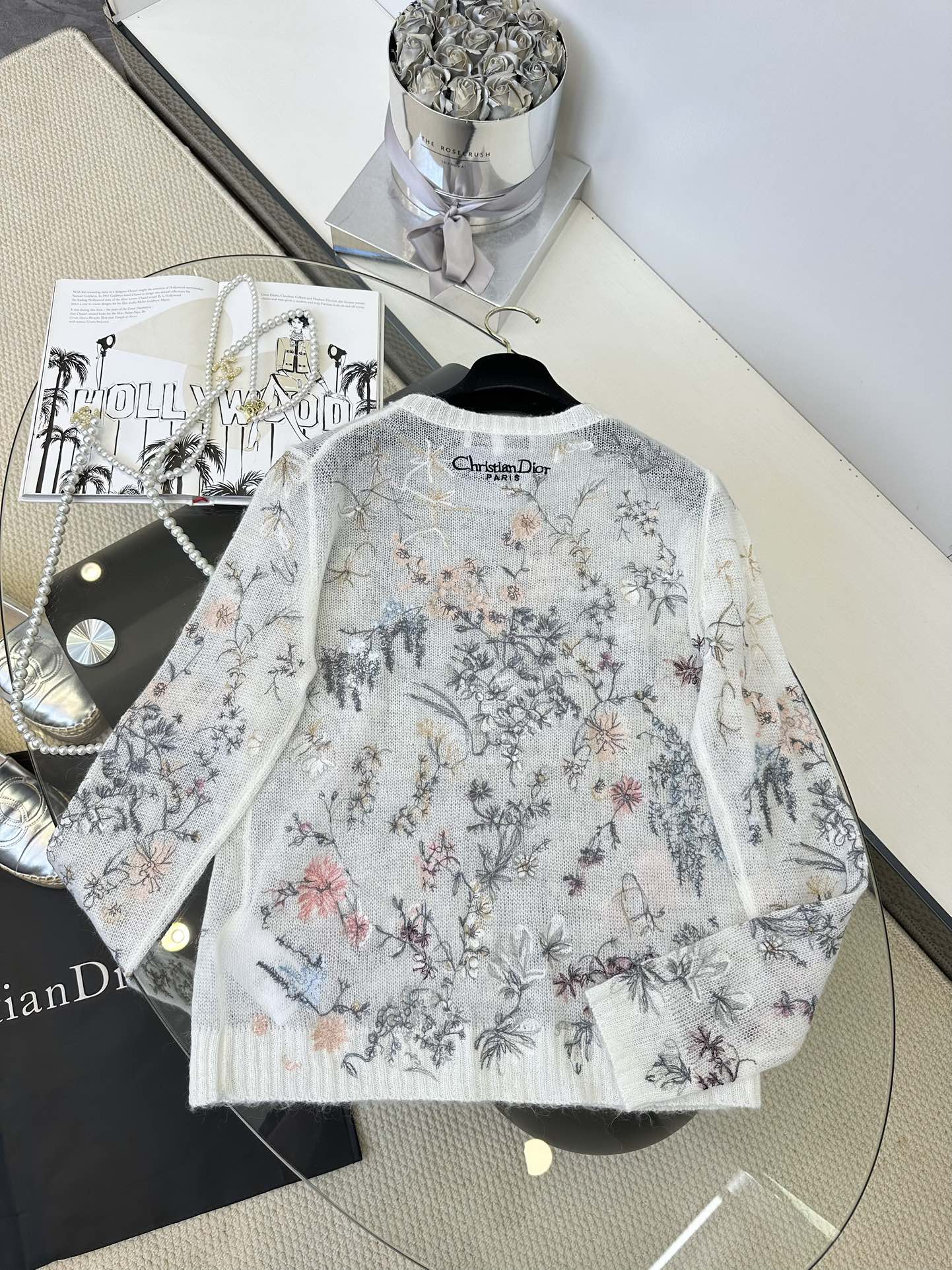 Dior Embroidered Wool-Blend Sweater: A Luxurious Floral Knit Top 2 i1747072624 5423 1