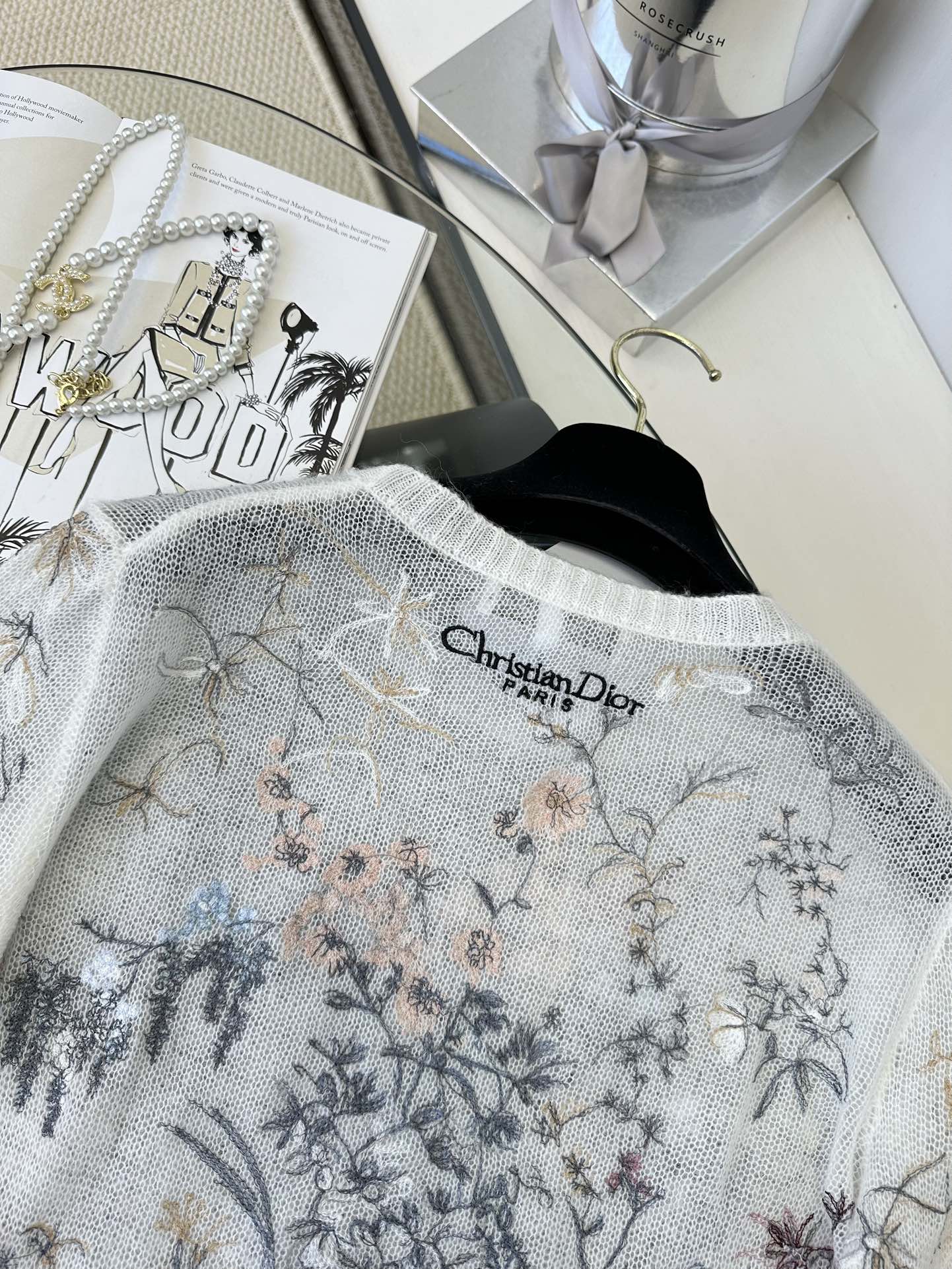Dior Embroidered Wool-Blend Sweater: A Luxurious Floral Knit Top 8 i1747072624 9213 7