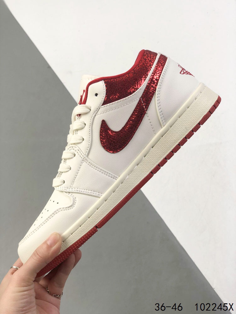 Air Jordan 1 Low White/Red Retro Sneakers - Classic Style, Modern Comfort 4 i1747094377 9994 2