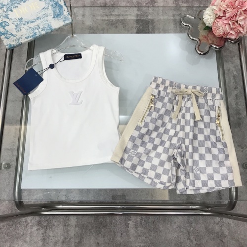 Louis Vuitton Limited Edition Tank Top and Shorts Set - Soft, Elegant Design 1 Louis Vuitton Limited Edition Tank Top and Shorts Set - Soft, Elegant Design