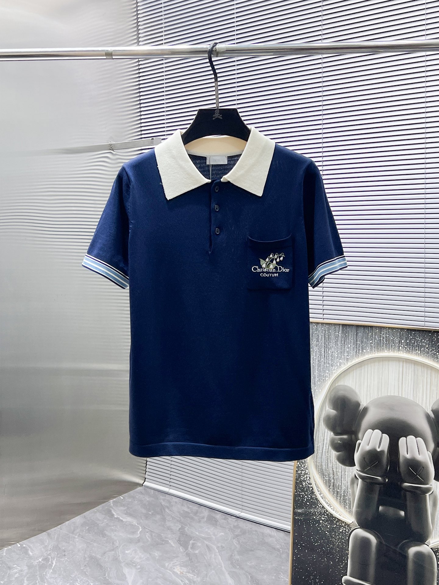 P150 Dior 2026ss polo de punto de manga corta con solapa nueva, ¡versión de alta gama! Los tejidos hechos a medida en e…