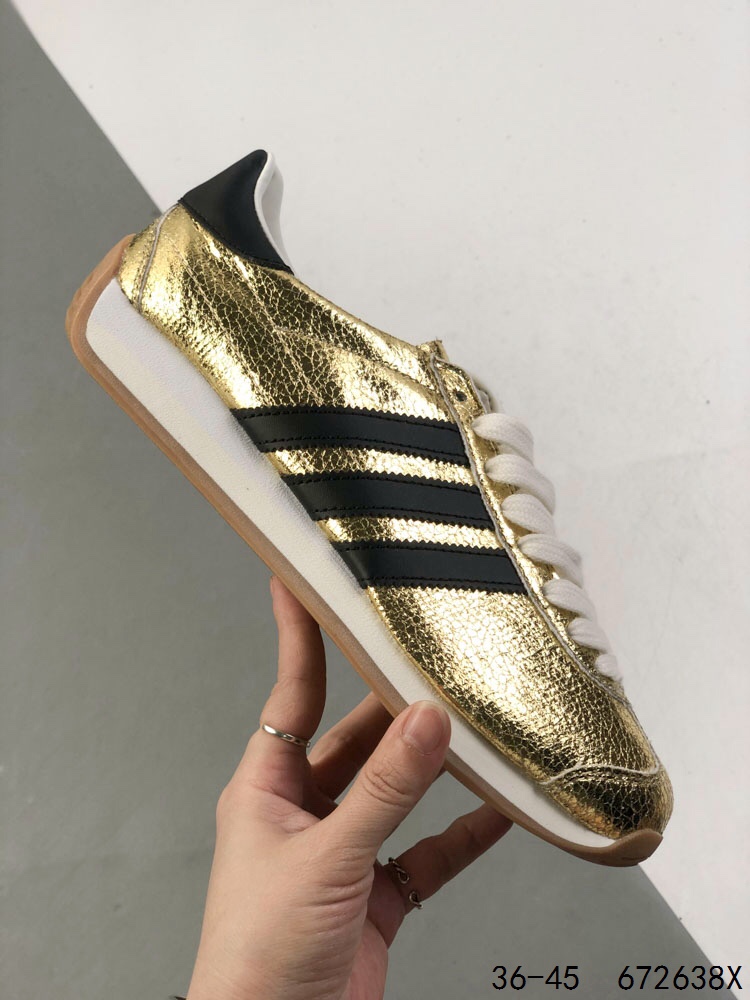 Adidas Originals Country OG Golden Leather Sneakers Retro Running Shoes 5 i1747130567 695 3