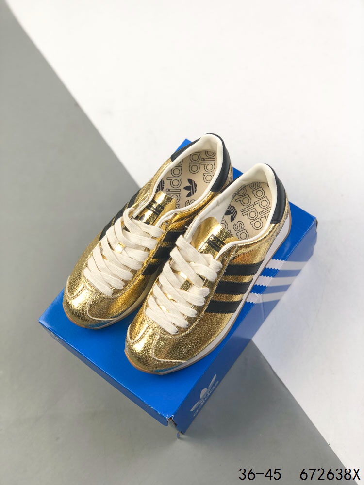 Adidas Originals Country OG Golden Leather Sneakers Retro Running Shoes 3 i1747130567 7042 1