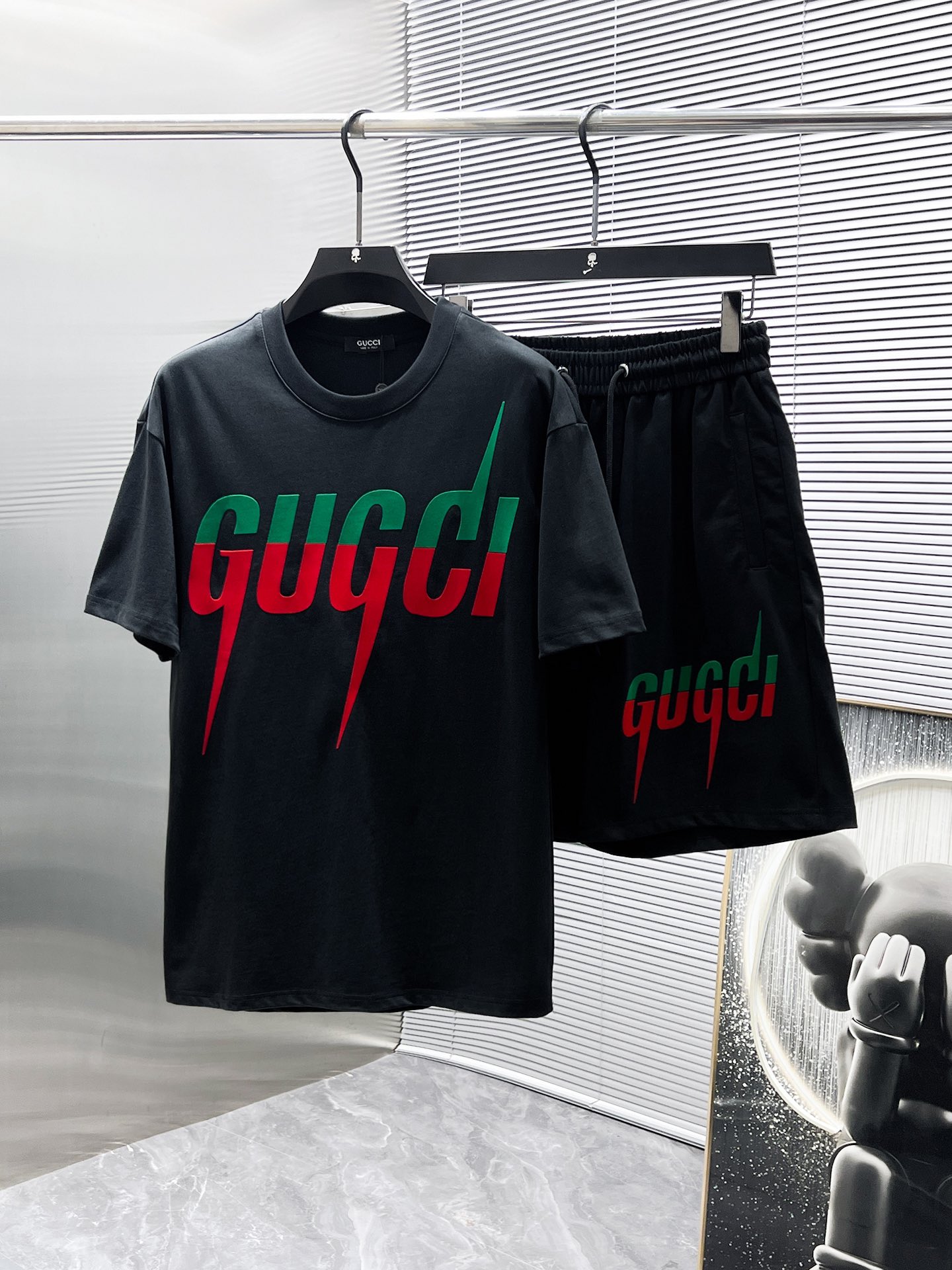 Gucci 2025 SS Nieuw Heren Casual Short Set - Premium Kwaliteit & Comfort