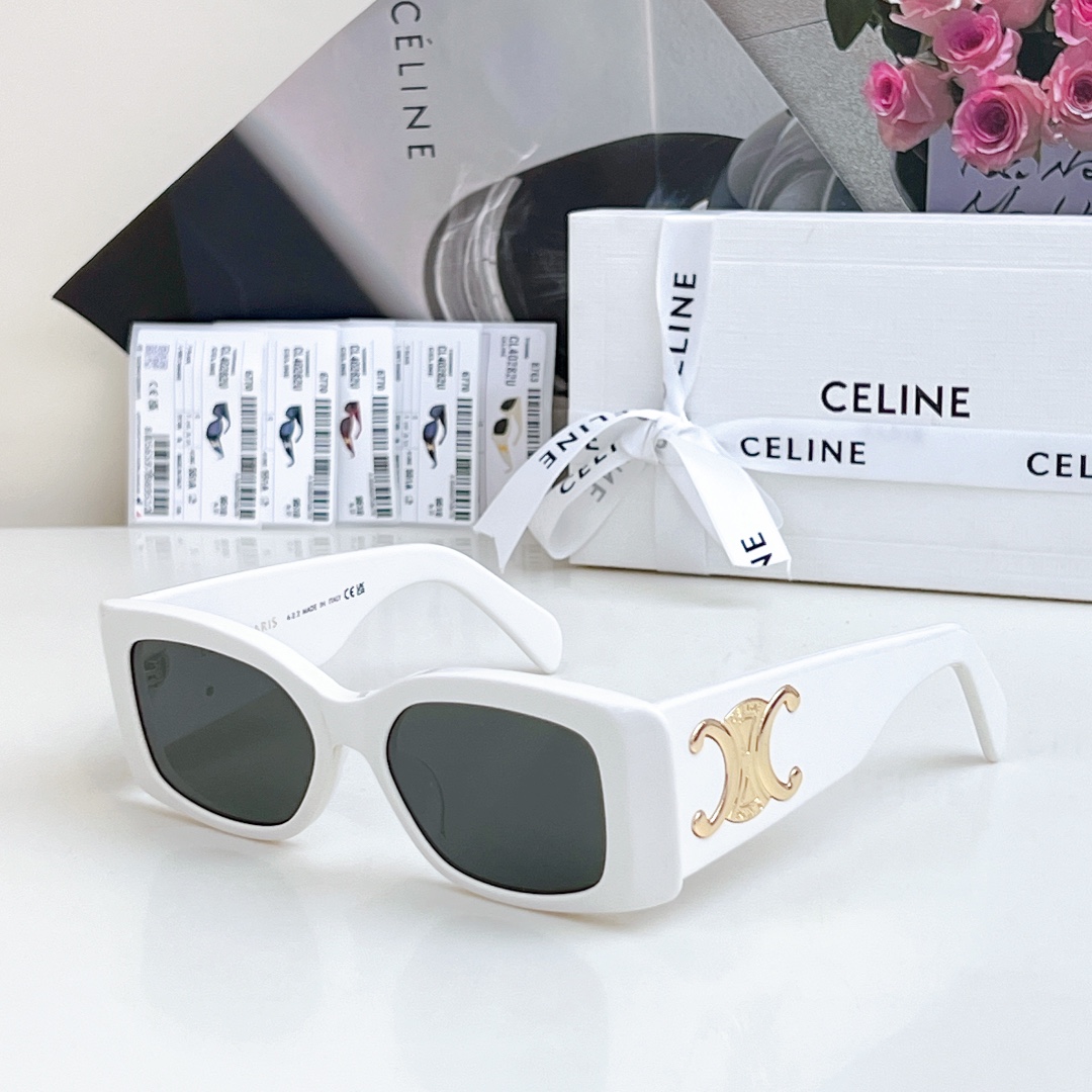  CELINE 高版本出货～
百搭方形超大凯旋门
MOD：CL40282 
SIZE：53口17-145