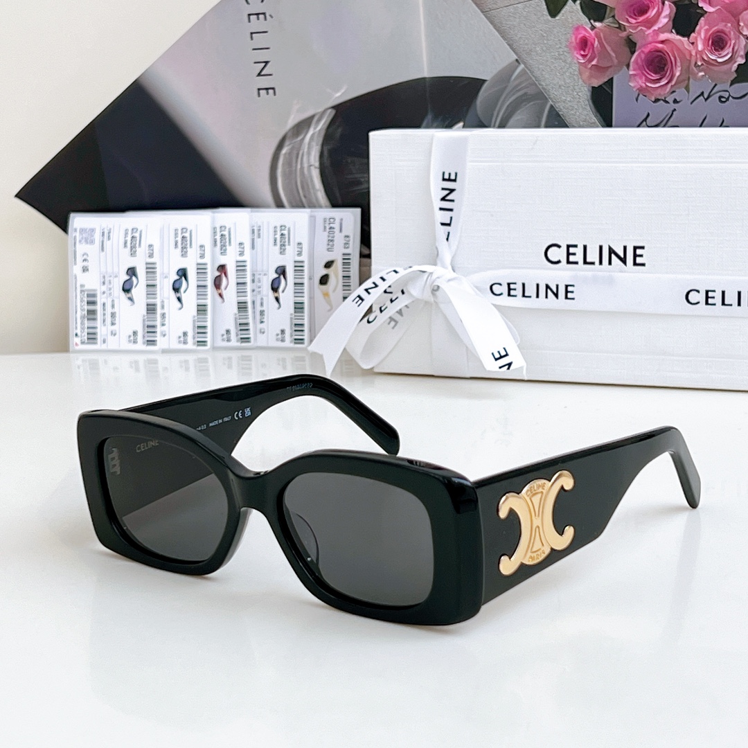  CELINE 高版本出货～
百搭方形超大凯旋门
MOD：CL40282 
SIZE：53口17-145