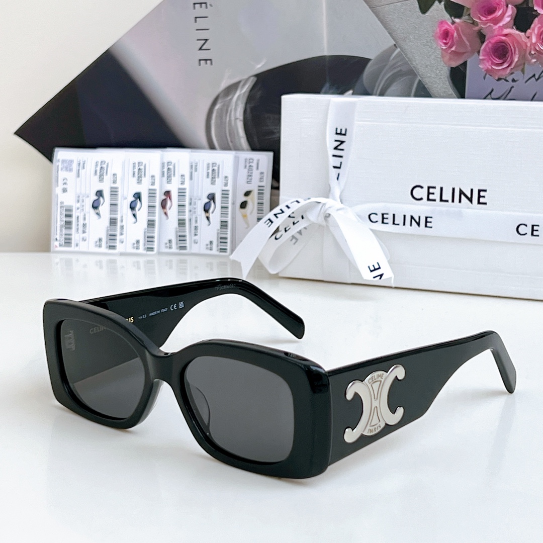 CELINE 高版本出货～
百搭方形超大凯旋门
MOD：CL40282 
SIZE：53口17-145