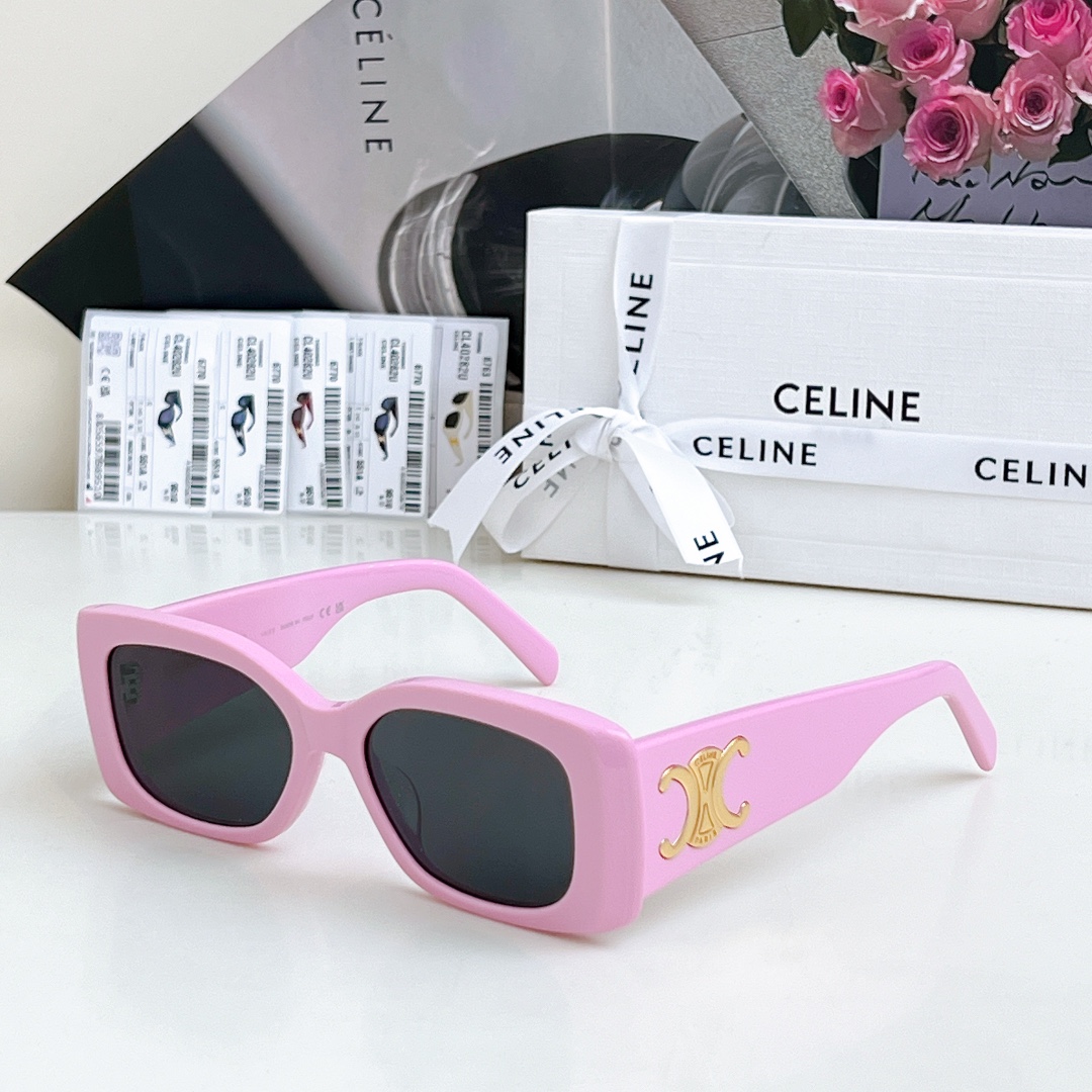  CELINE 高版本出货～
百搭方形超大凯旋门
MOD：CL40282 
SIZE：53口17-145