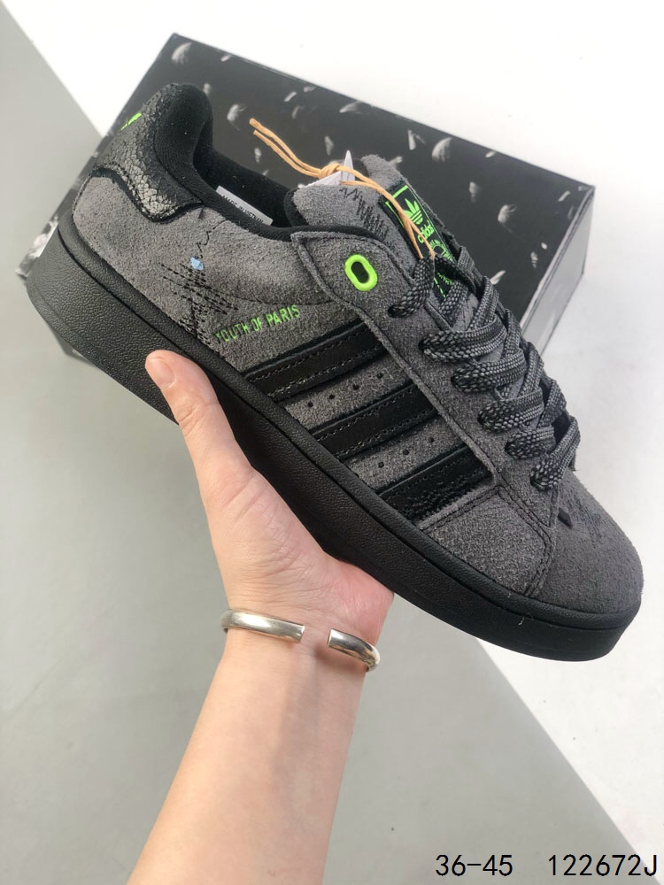Adidas Campus 00s Youth Of Paris Grey Suede Low-Top Sneakers 2 i1747155699 9844 0