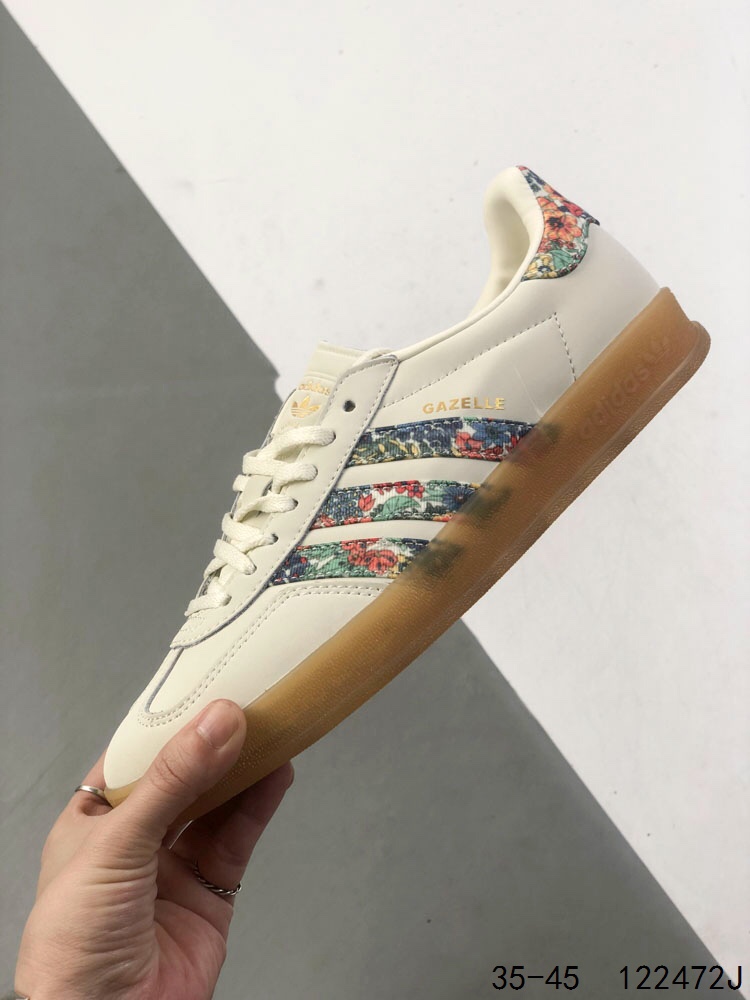 Adidas Gazelle Indoor Low-Top Sneakers - Floral Accents, Cushioned Comfort 7 i1747155748 8464 5