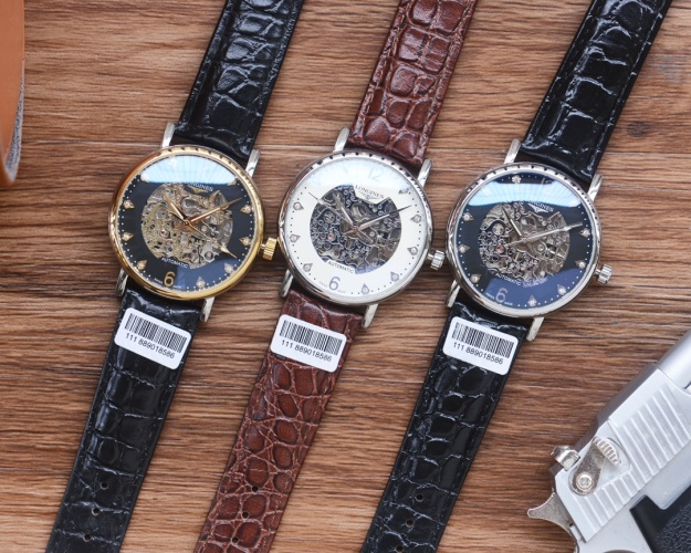 Longines Men's Automatic Mechanical Watch, Stainless Steel & Leather Band 1 Longines Men's Automatic Mechanical Watch, Stainless Steel & Leather Band