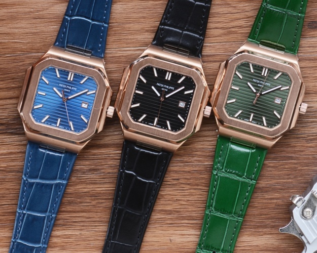 Patek Philippe Cubitus 5821: Classic & Stylish Automatic Watch with Leather Strap 1 Patek Philippe Cubitus 5821: Classic & Stylish Automatic Watch with Leather Strap