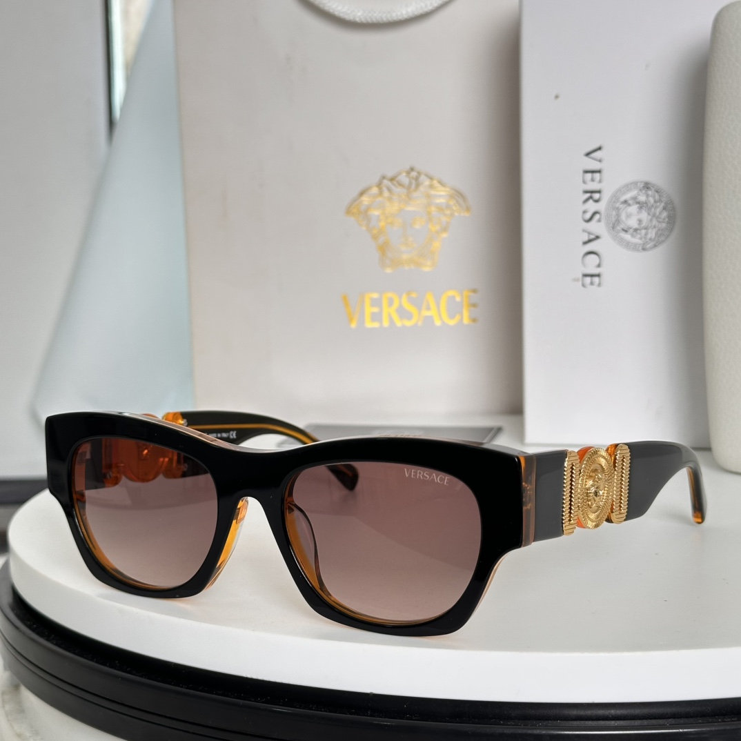  ‼️𝙑𝙀𝙍𝙎𝘼𝘾*范思*新品太阳镜官网同步原版一比一VE4479U，SIZE：53口19-145金灿灿