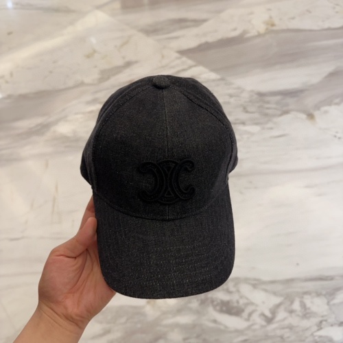 Celine Embroidered Baseball Cap - Arc de Triomphe Logo - Adjustable Fit 1 Celine Embroidered Baseball Cap - Arc de Triomphe Logo - Adjustable Fit