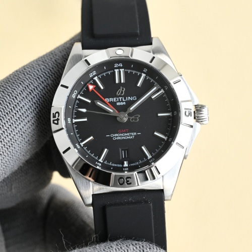 Breitling Chronomat Automatic GMT 40mm Black Dial Rubber Strap A32398101M1A1 1 Breitling Chronomat Automatic GMT 40mm Black Dial Rubber Strap A32398101M1A1