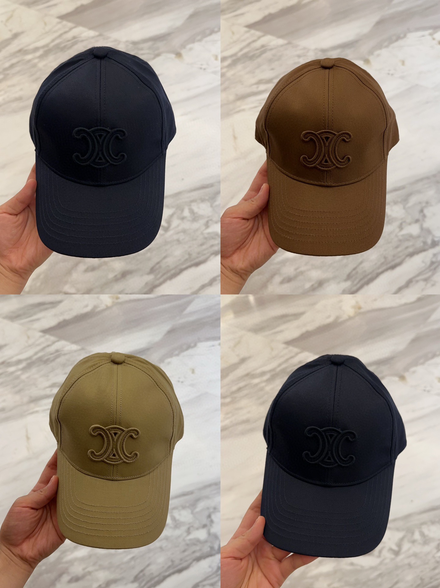 

CELIN*·赛琳ss新款凯旋门绣花棒球帽🧢帽型完全按照定做。凯旋门图案章仔区别市面版本，大小及圈圈