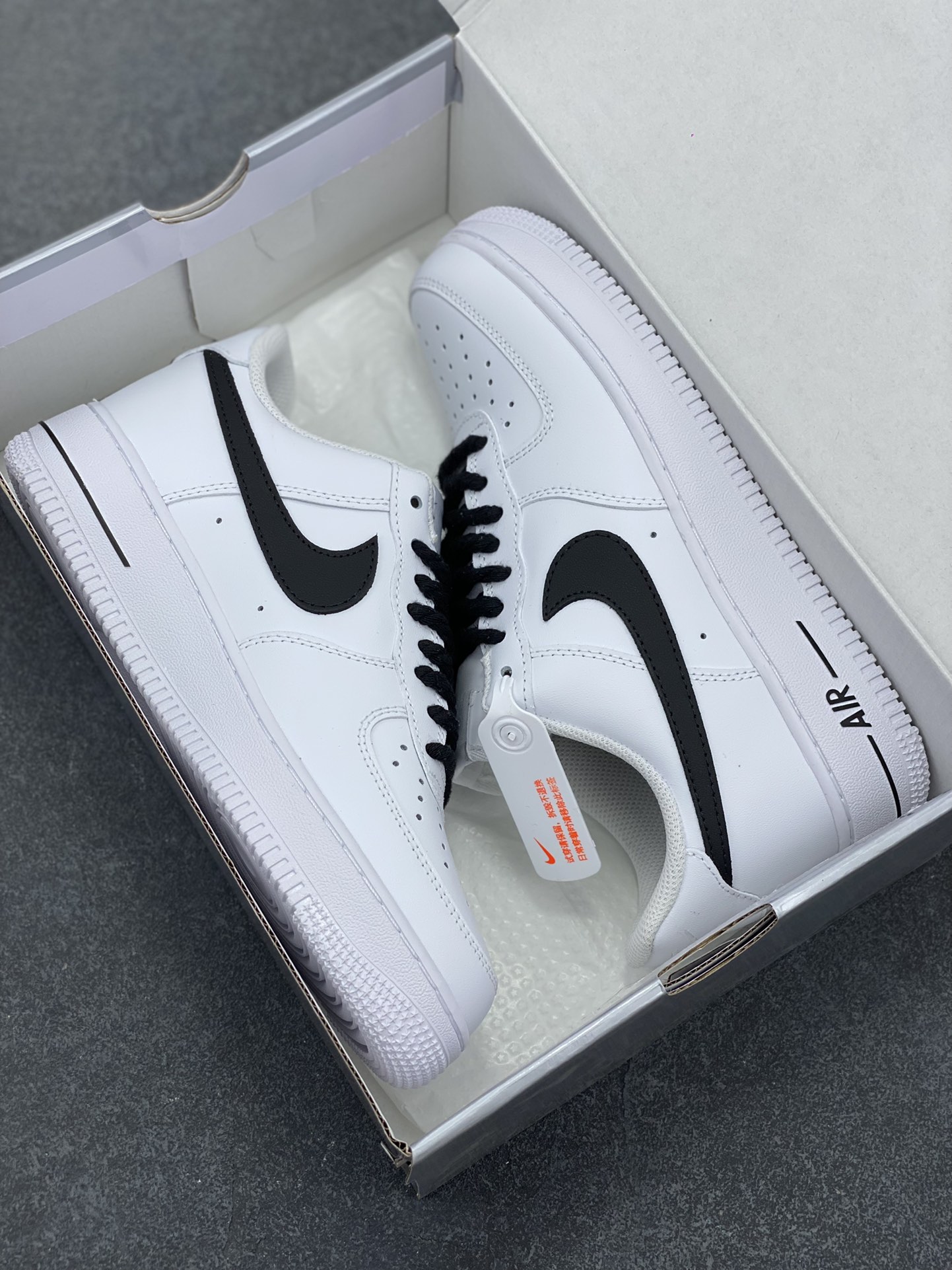 图片[9]-Nike Air Force 1 Low’07 白黑麻绳 空军一号低帮休闲板鞋 定制皮料 定制鞋盒 配件齐全 原楦原纸板 纯正空军版型 内置全掌气垫 货号：ZH0316-072 尺码：36 36.5 37.5 38 38.5 39 40 40.5 41 42 42.5 43 44 44.5 45-选品中心