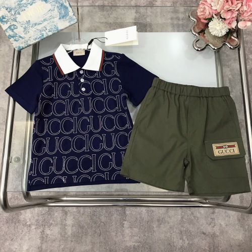Gucci Kids Polo Shirt & Shorts Set - Soft, Comfortable, and Stylish Outfit 1 Gucci Kids Polo Shirt & Shorts Set - Soft, Comfortable, and Stylish Outfit