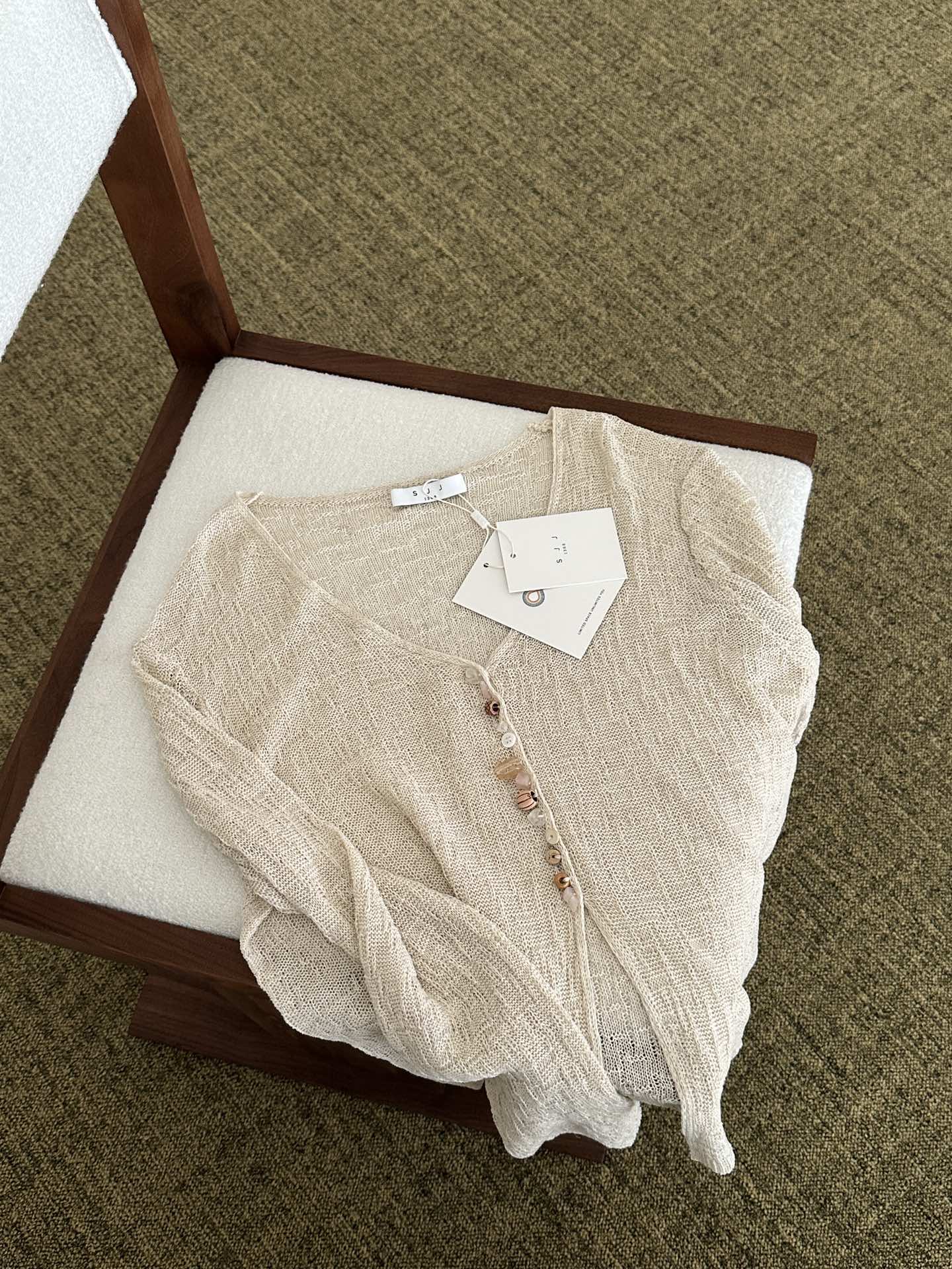 NO:334418,YS ｜New Summer Collection Cotton   Hemp Gold Ratio Handmade stone buttons are particularly beautiful~ Paired with various skirts/casual, all super good-looking SML, skirts, gold, alexander wang19860909YS ｜New Summer Collection 棉  麻 黄金配比 手工石头扣子特别美～ 搭配各种裙子/ 休闲 都超级好看  SML,,skirts,gold,alexander wang,Women's clothing