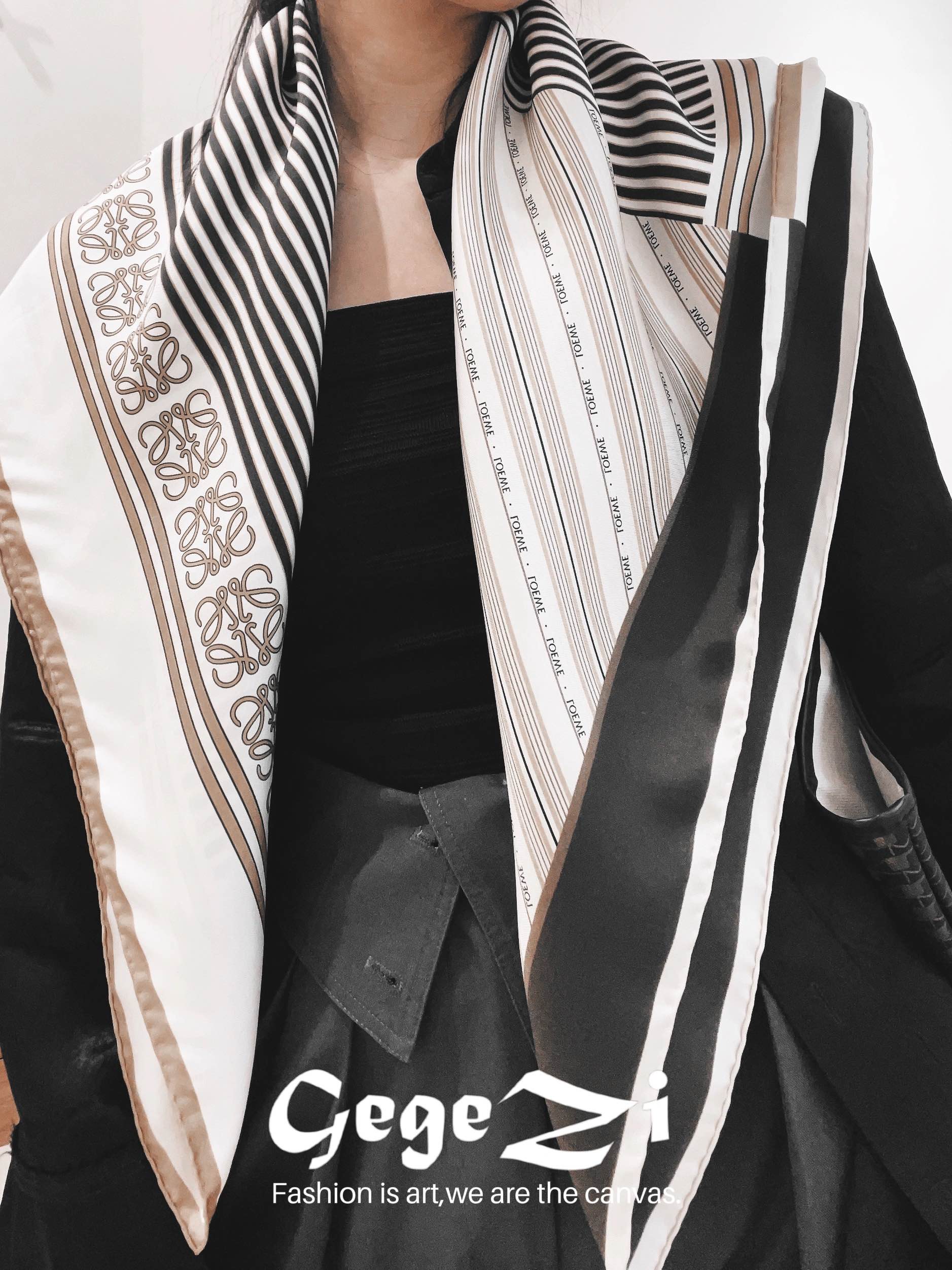 [Loewe Scarves]Upper body renderings