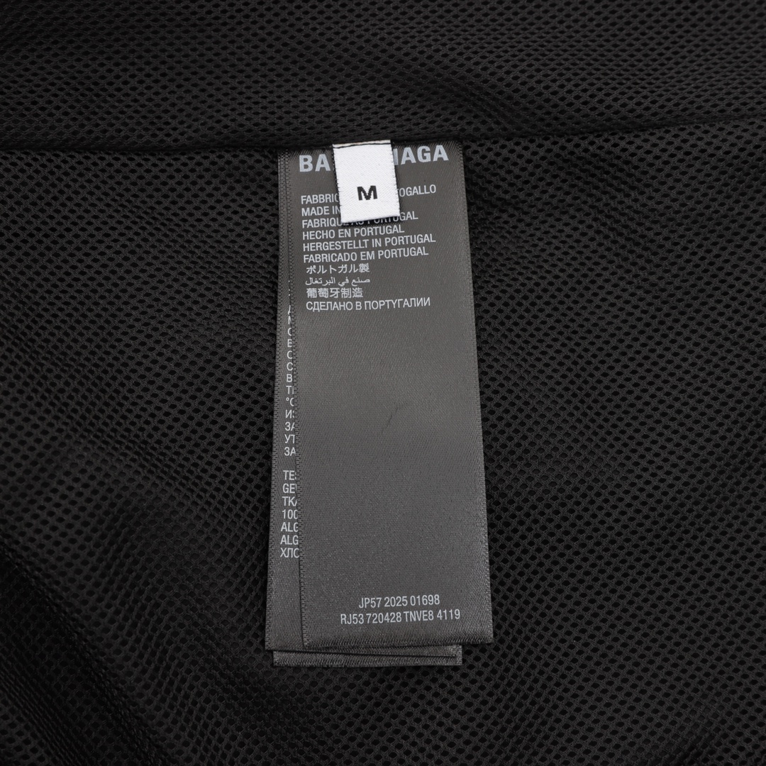 BALENCIAGA/巴黎世家 3M字母小标刺绣短裤 黑色