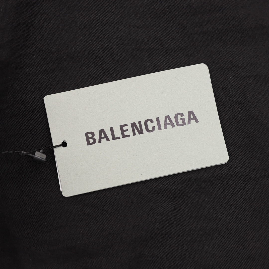BALENCIAGA/巴黎世家 3M字母小标刺绣短裤 黑色