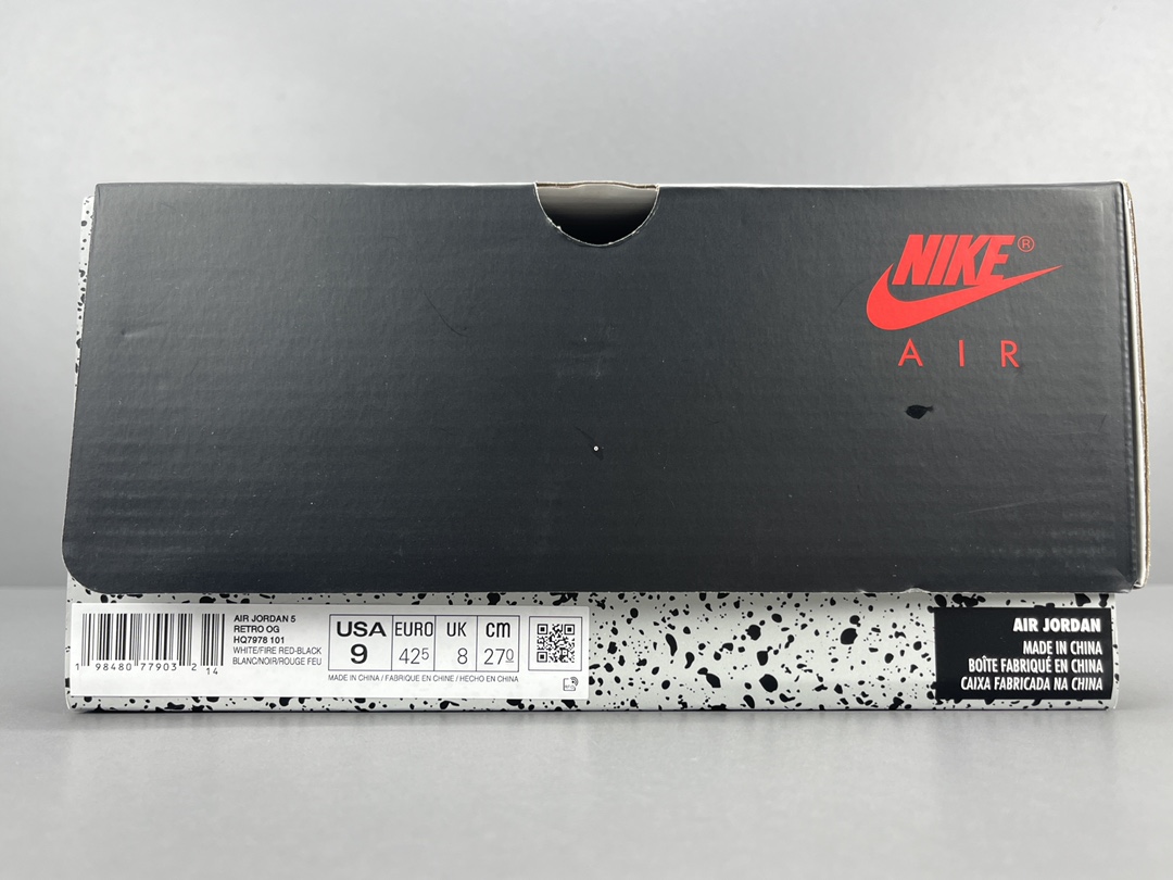 
【PK版 AJ5】Jordan Air Jordan 5 Retro Fire Red Black T