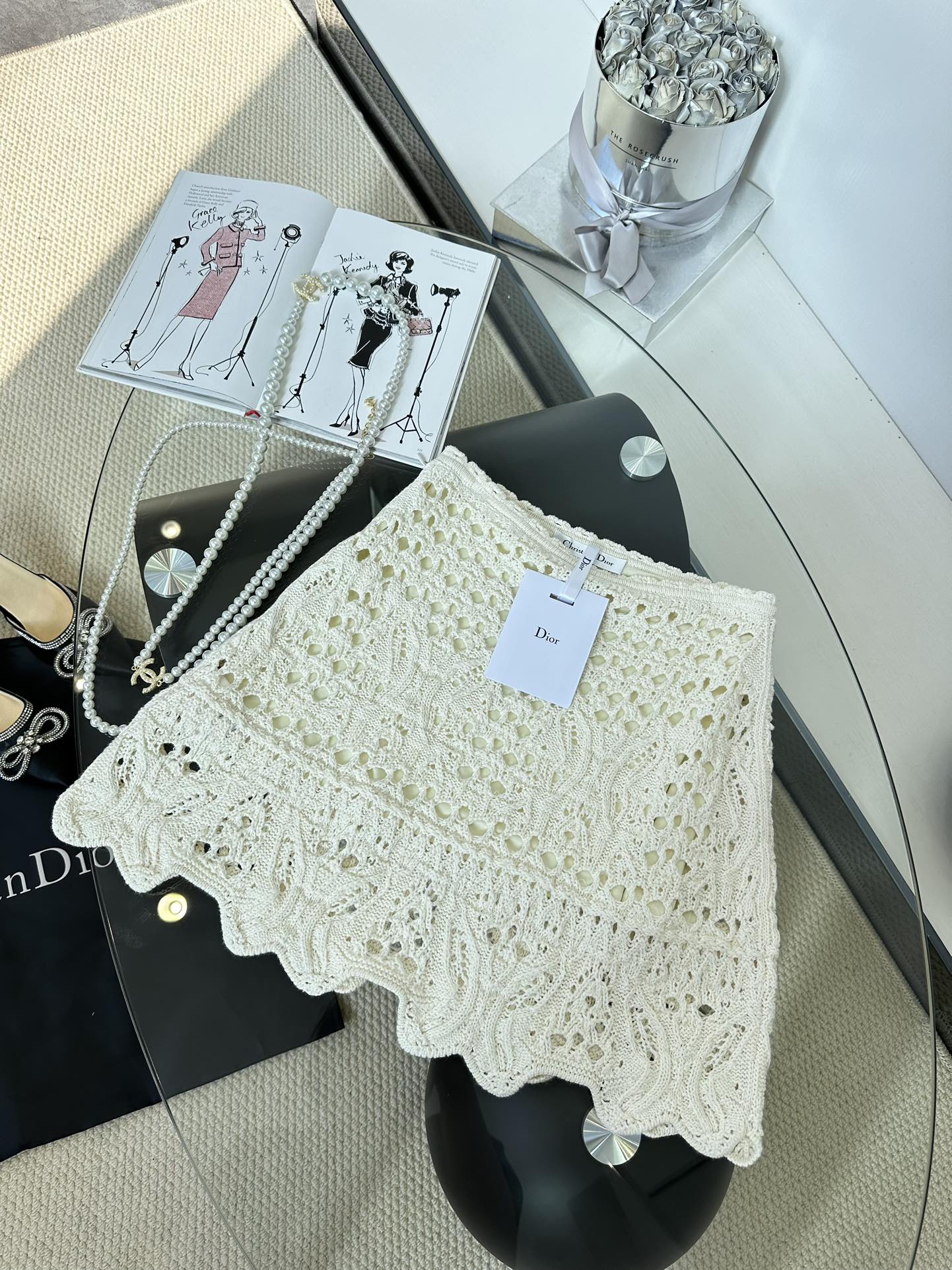 Crochet Knit Set with Floral Embroidery - Elegant Two-Piece Outfit 9 i1747326106 8515 7