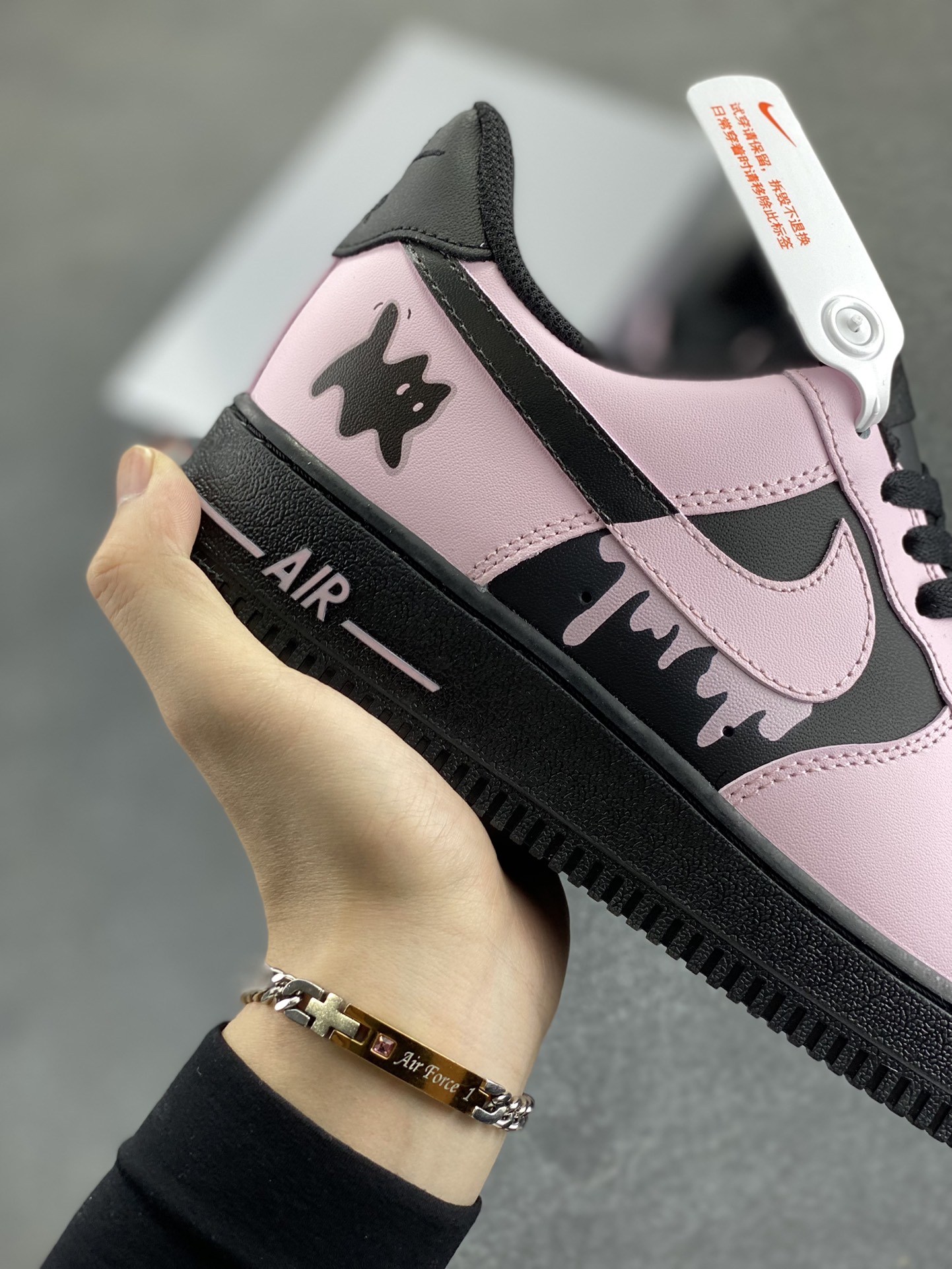 图片[6]-Nike Air Force 1 Low’07 甜心猫咪 空军一号低帮休闲板鞋 定制皮料 原厂3D打印 定制鞋盒 原楦原纸板 纯正空军版型 内置全掌气垫 货号：ZH0316-080 尺码：36 36.5 37.5 38 38.5 39 40 40.5 41 42 42.5 43 44 44.5 45-选品中心