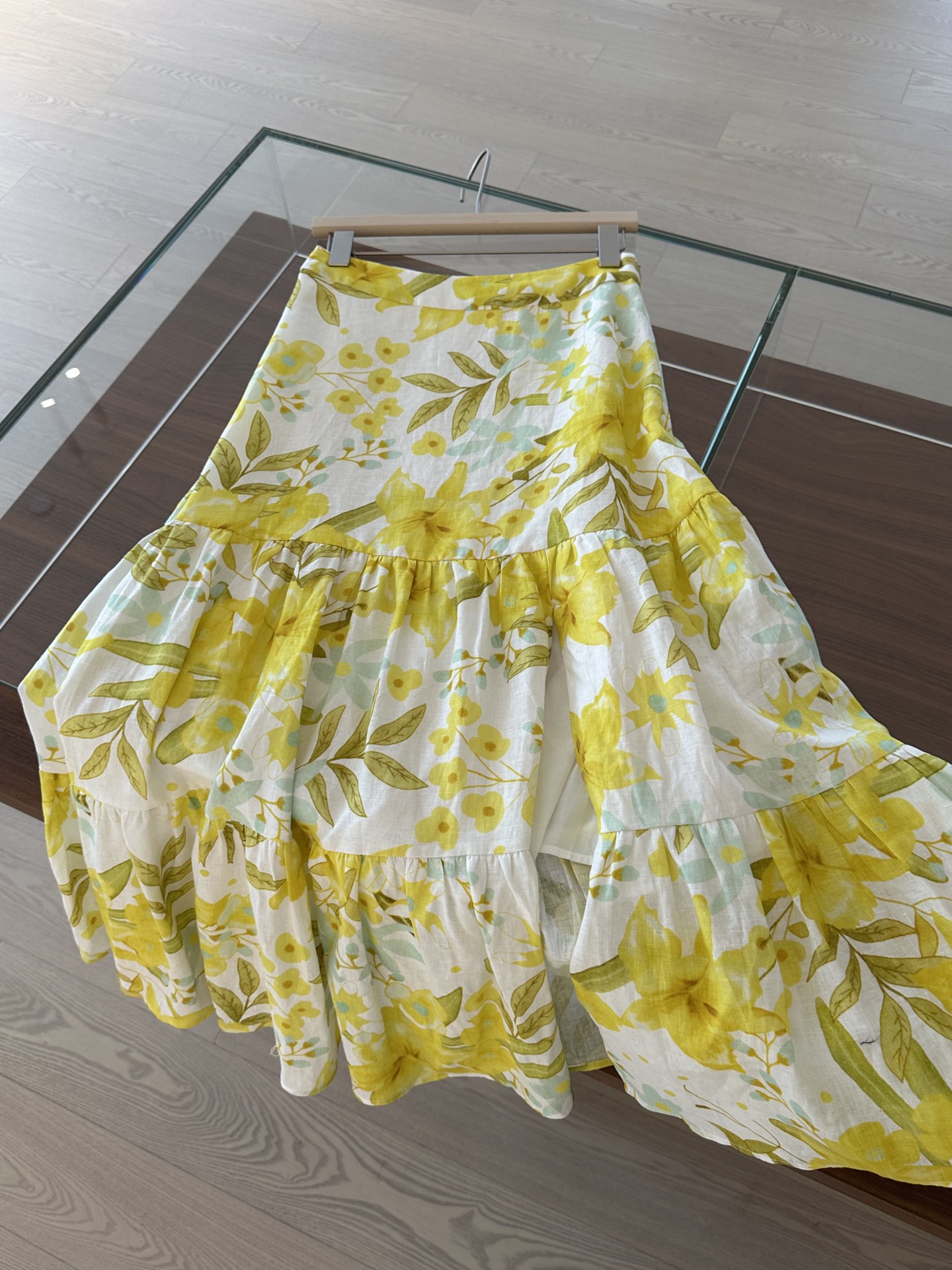 NO:334901,YS ｜New Summer Collection Line Skirts Very large usage Patterns Style Beautiful ~ SML,,skirts,alexander wang19860909YS ｜New Summer Collection 亚麻半裙 用量非常大 花色 版型 绝美 ～  SML,,skirts,alexander wang,Women's clothing