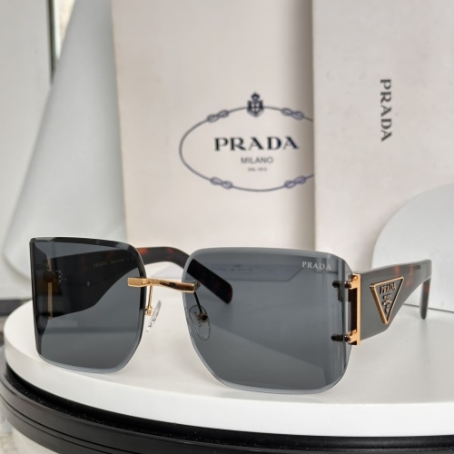 PRADA PR191VS Rimless Sunglasses - Stylish, Comfortable, and High-Quality