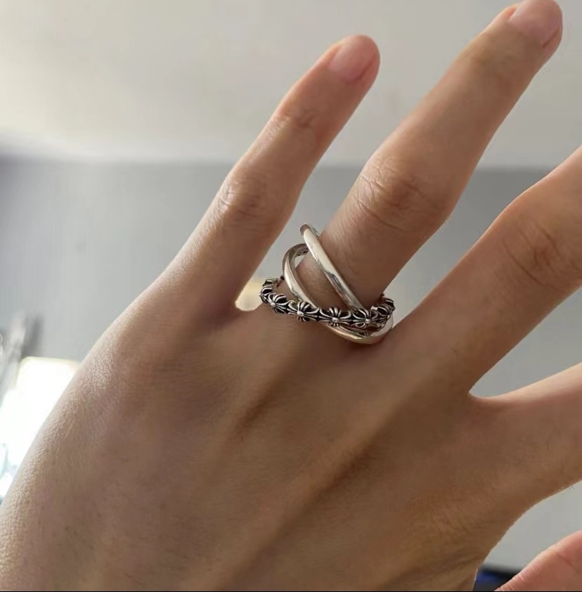 Chrome Hearts Hearts 三环戒指丨高街 酷感单品