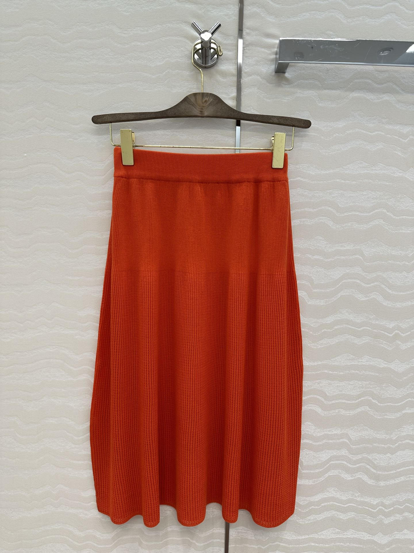 独家首发❤️高端原单品质❤️LP高智感老钱风穿搭！25春夏新品，高级素色针织中长半裙，气质高级单品！缕空