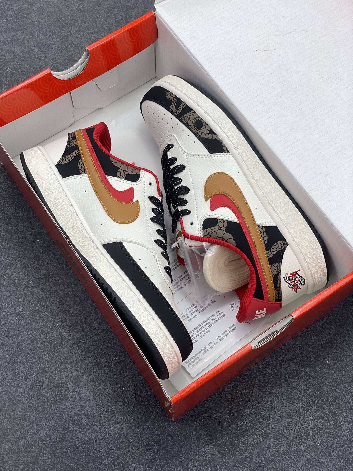 图片[9]-海外爆款 ZP订单 NIKE EBERNON Low prm 小空军低帮百搭透气休闲运动板鞋 独家头层版本 原数据独家私模大底 纯正版型 清洁度完美 货号：FD5188-128 尺码：36 36.5 37.5 38 38.5 39 40 40.5 41 42 42.5 43 44 44.5 45-选品中心