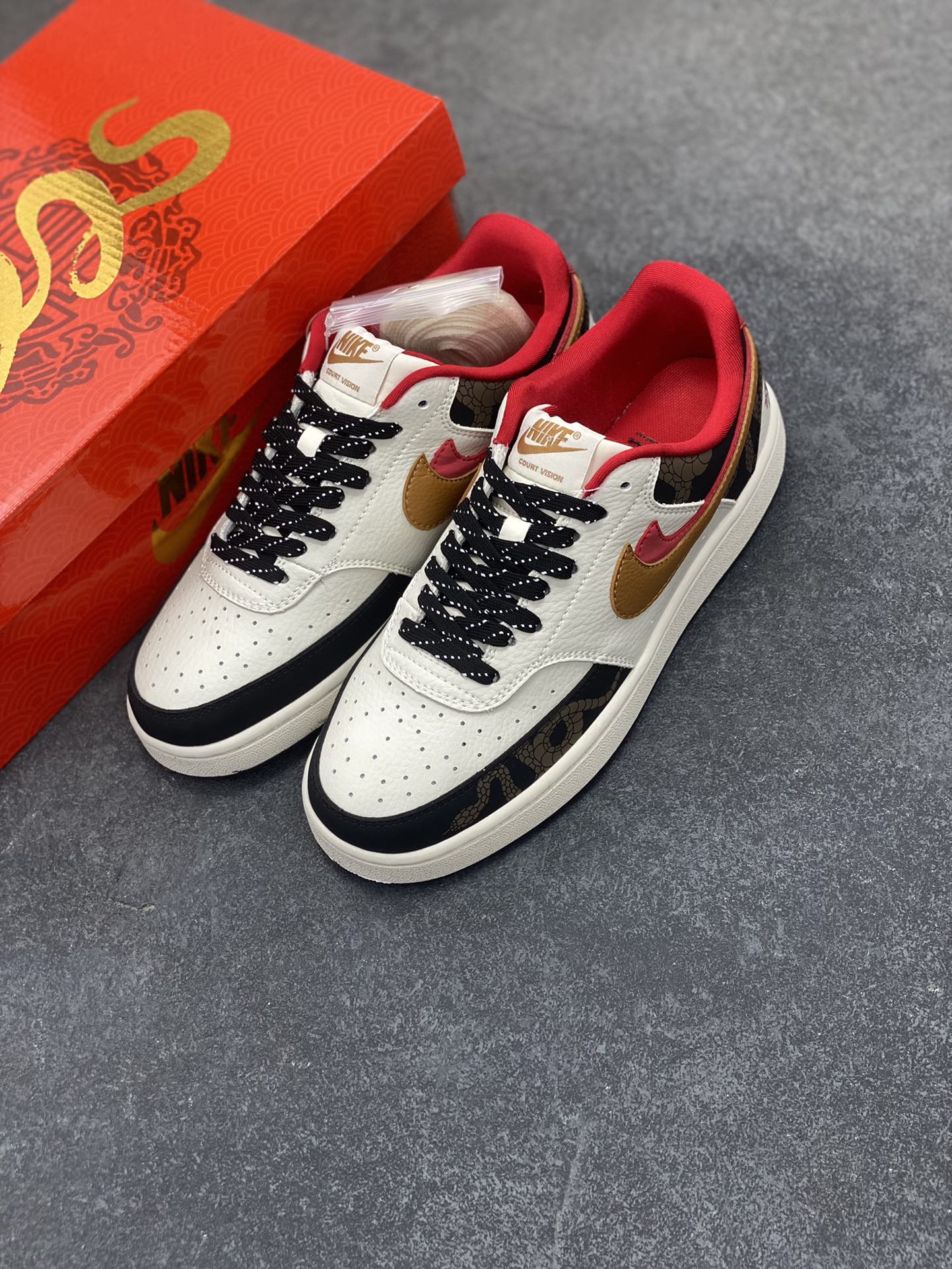 图片[8]-海外爆款 ZP订单 NIKE EBERNON Low prm 小空军低帮百搭透气休闲运动板鞋 独家头层版本 原数据独家私模大底 纯正版型 清洁度完美 货号：FD5188-128 尺码：36 36.5 37.5 38 38.5 39 40 40.5 41 42 42.5 43 44 44.5 45-选品中心