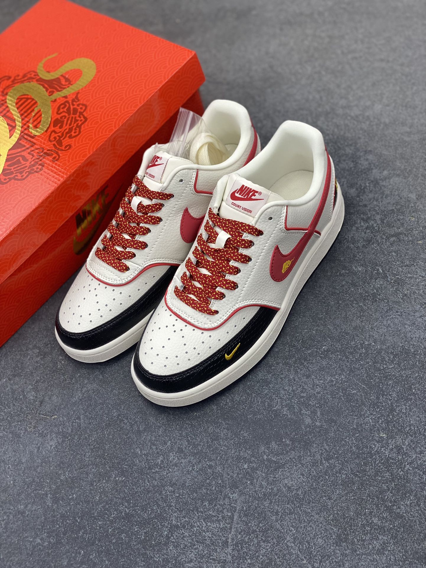 图片[8]-海外爆款 ZP订单 NIKE EBERNON Low prm 小空军低帮百搭透气休闲运动板鞋 独家头层版本 原数据独家私模大底 纯正版型 清洁度完美 货号：FD5188-130 尺码：36 36.5 37.5 38 38.5 39 40 40.5 41 42 42.5 43 44 44.5 45-选品中心