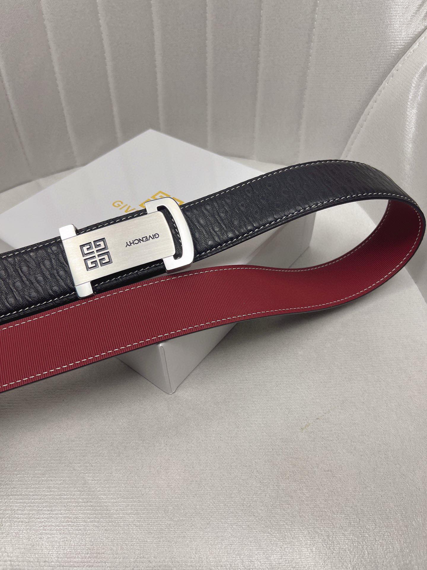 Men’s Lynch Belt with Deer Skin Lining and Symbol Decoration, 4.0 Counter Width - 图片 5