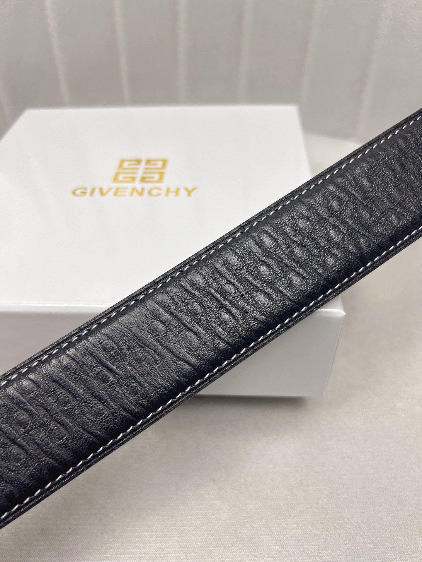 Men’s Lynch Belt with Deer Skin Lining and Symbol Decoration, 4.0 Counter Width - 图片 8