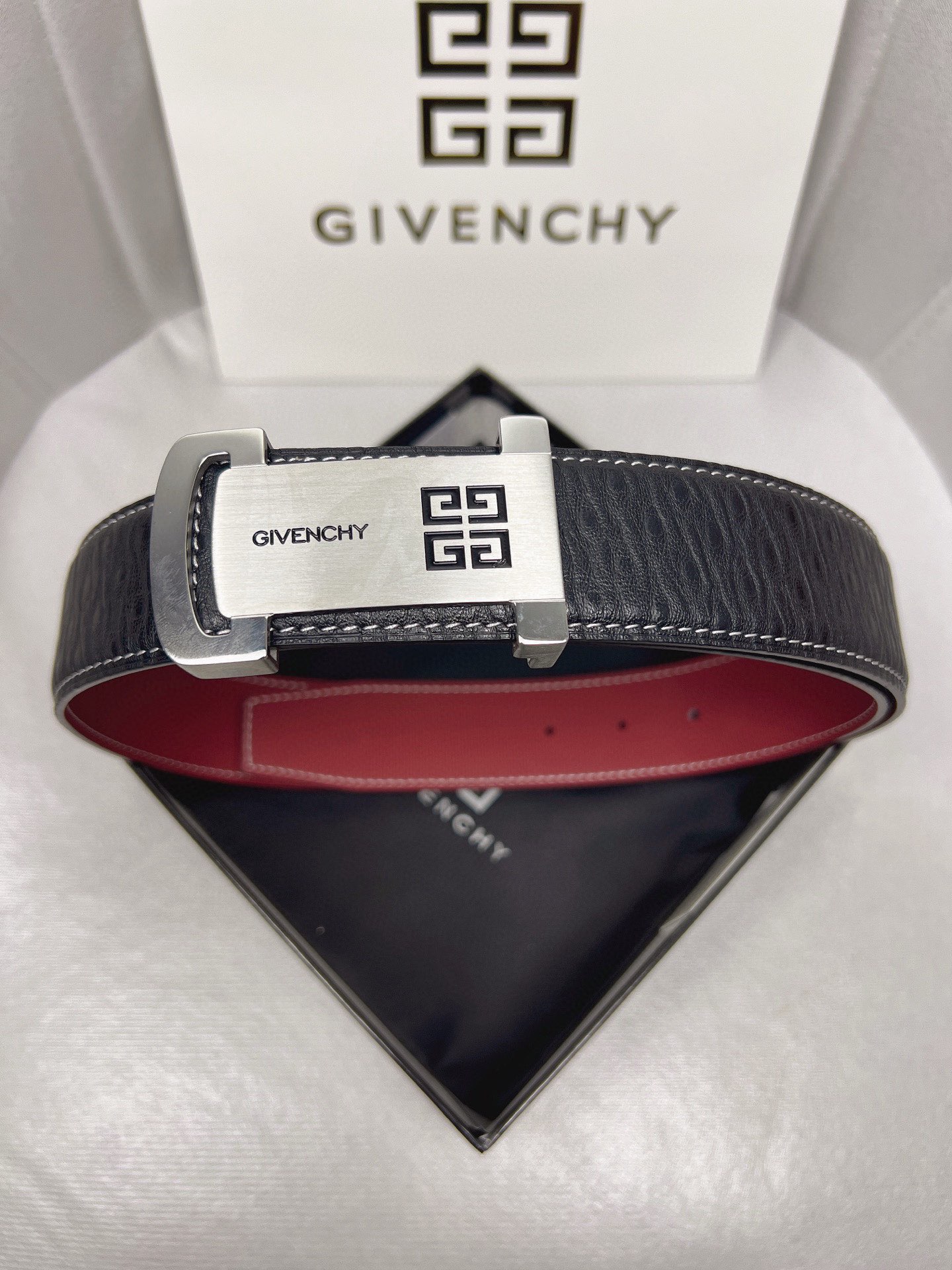 Men’s Lynch Belt with Deer Skin Lining and Symbol Decoration, 4.0 Counter Width - 图片 1