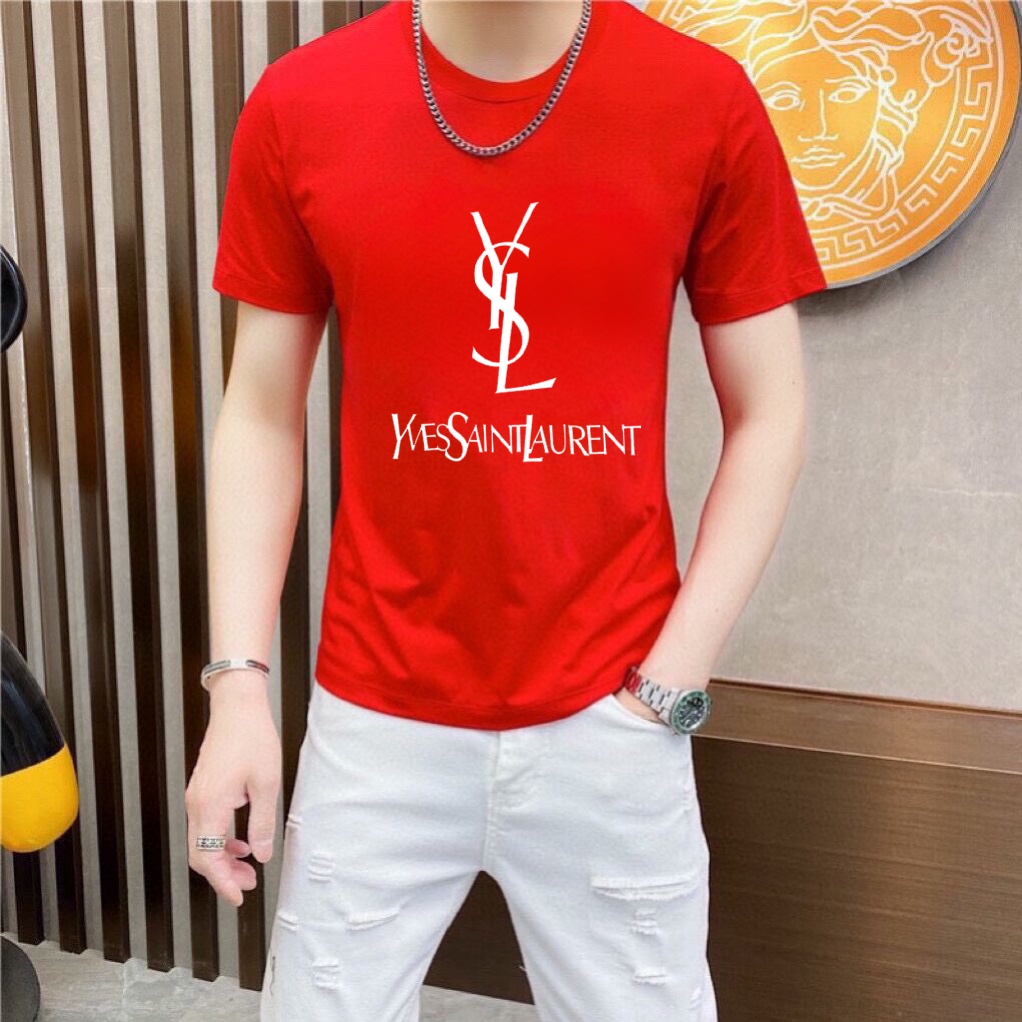 Saint Laurent 品牌【YSL圣罗兰】(胖子福音) 男士休闲短袖T恤 2025春夏新品