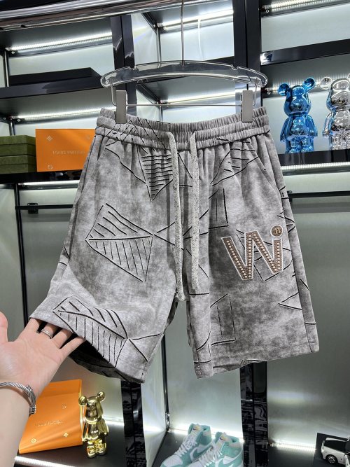 Pantalones Cortos Casuales Estampados de Diseño para Hombre Louis Vuitton 1 Pantalones Cortos Casuales Estampados de Diseño para Hombre Louis Vuitton