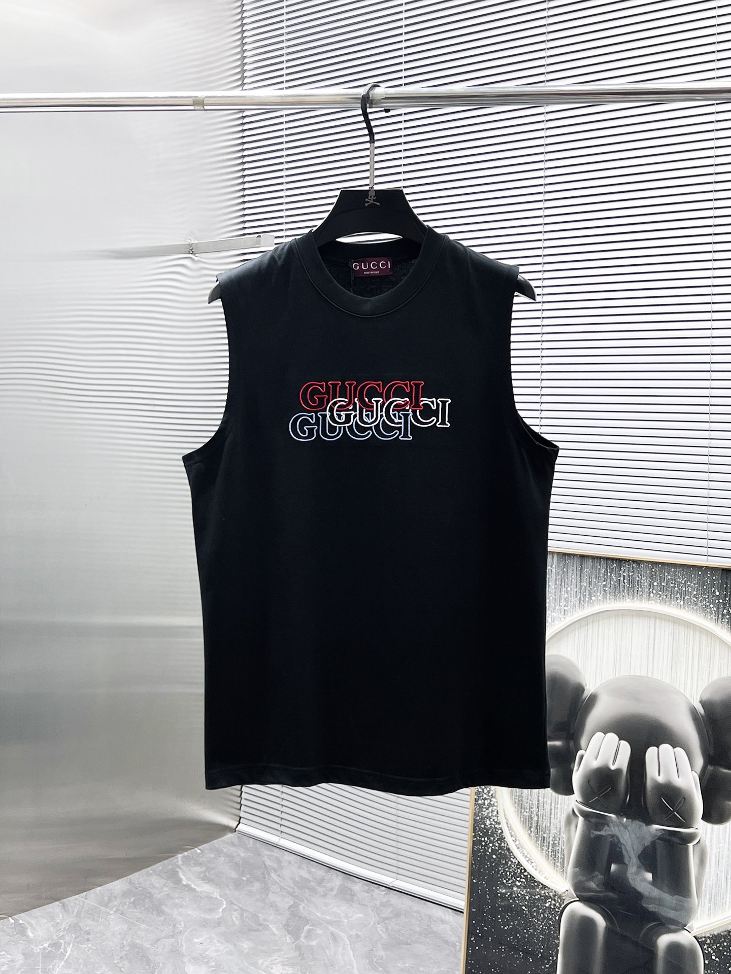 古奇  GUCCI  2025新款 圆领 背心 T恤  ，高端版本！专柜定制...