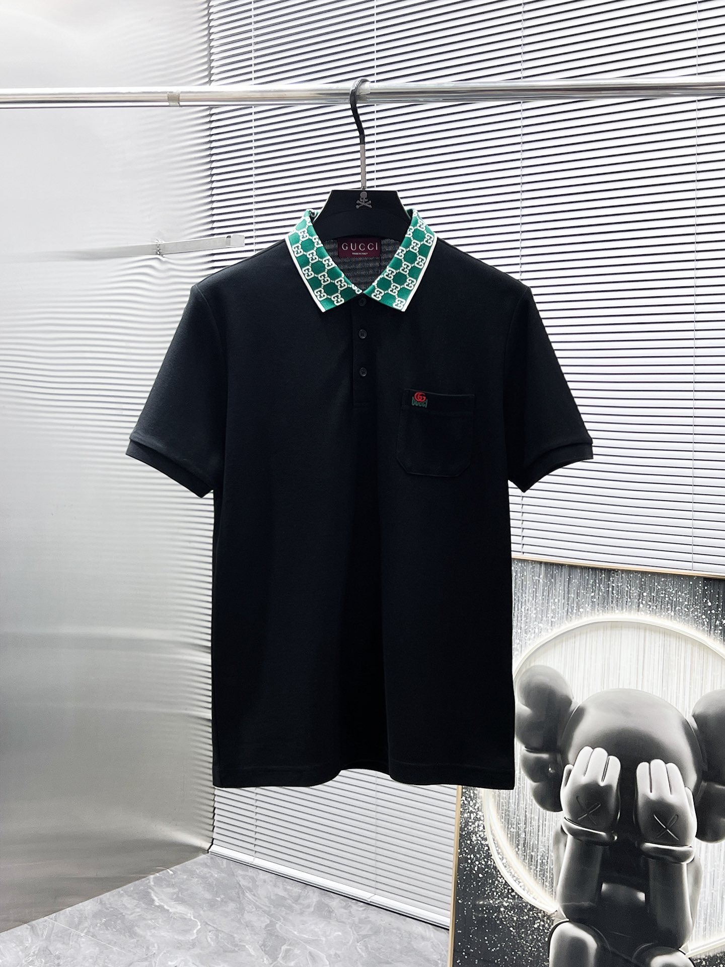 古奇  GUCCI  2025ss夏季新款 翻领短袖T恤 POLO衫，高端版本！...