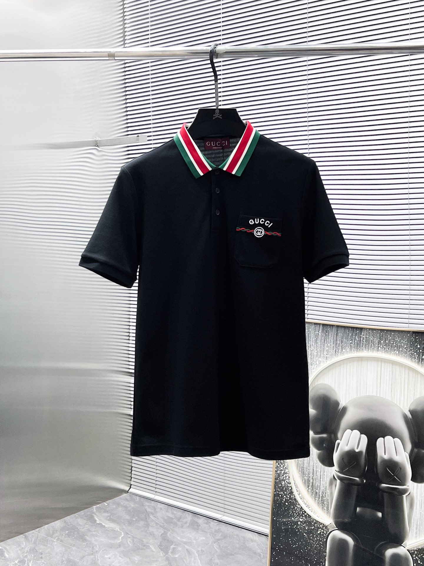 古奇  GUCCI  2025ss夏季新款 翻领短袖T恤 POLO衫，高端版本！...