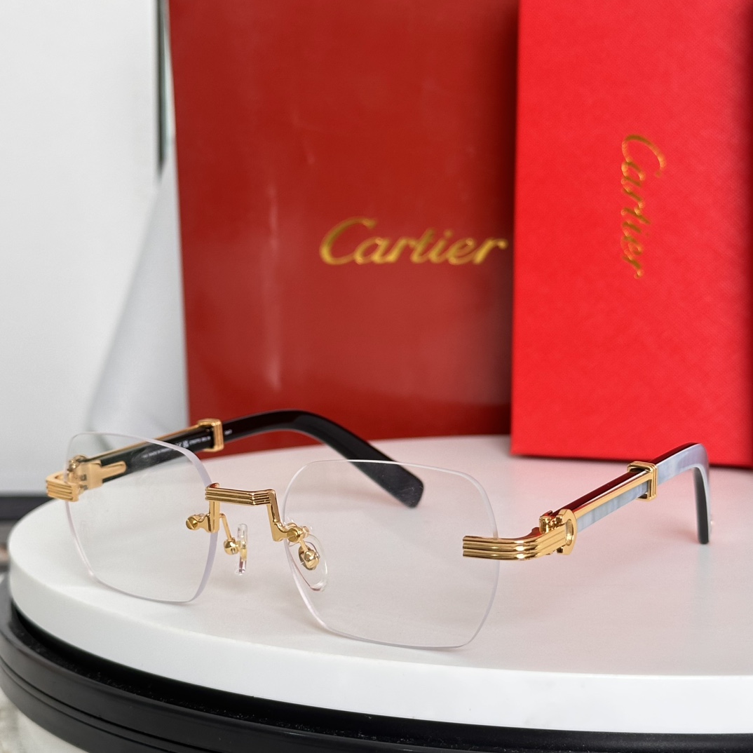  ‼️Cartier
MOD：CT0377O
Size：53口21-145