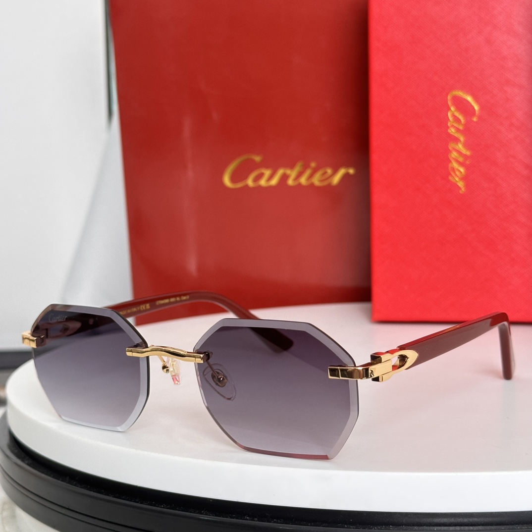  ‼️Cartier
MOD：CT0439S
Size：57口21-145
