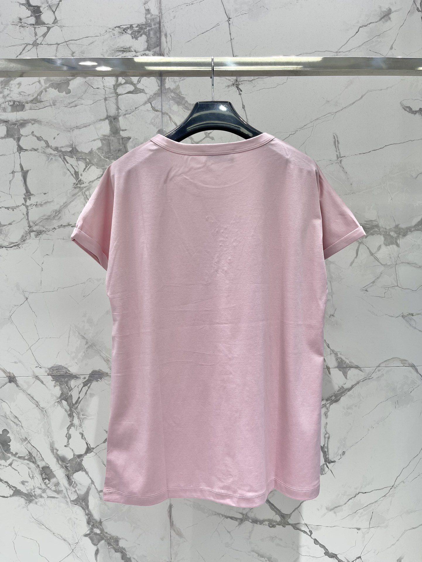 Yves Saint Laurent Beaded Logo Cotton T-Shirt - Stylish & Comfortable 10 i1747562636 1674 7